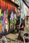Muros da Mundet recebem novas obras de arte Seixal Graffiti 2010 Novas pinturas a cargo de alguns dos grandes nomes desta arte urbana