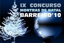IX CONCURSO DE MONTRAS DE NATAL BARREIRO INSCRIÇÕES ABERTAS DE 19 NOVEMBRO A 7 DE DEZEMBRO