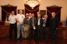 Delegação de dirigentes antifascistas na Moita Recebidos na Câmara Municipal