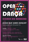 Open de Dança Cidade do Barreiro Concurso aberto a toda a população do concelho nos diferentes estilos de dança