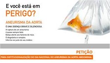 Faltam 150 dias para Dia do Aneurisma da Aorta Abdominal