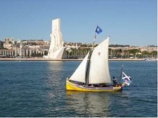 Real Regatta das Canoas Reconstituição histórica liga Praia de Pedrouços ao Montijo