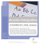 Debate no Barreiro sobre o Novo Acordo Ortográfico Palestra aberta população em geral para facilitar a compreensão das novas regras