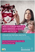 Forum Montijo promove um atelier de pintura gratuito Visitantes poderão pintar telas tendo como inspiração o Carnaval
