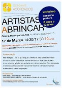 ARTISTAS A BRINCAR NO BARREIRO WORKSHOP DE DESENHO E PINTURA