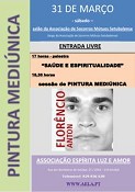 Médium espírita brasileiro FLORÊNCIO ANTON em Setúbal sessão de PINTURA MEDIÚNICA