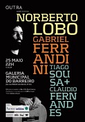Galeria Municipal do Barreiro recebe hoje Concerto de Norberto Lobo, Gabriel Ferrandini e dos barreirenses Cláudio Fernandes e Tiago Sousa