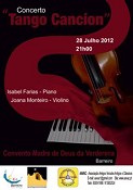 Concerto “Tango Canción” no Barreiro no Convento da Madre de Deus da Verderena