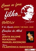 Como se Fora Seu Filho - Espetáculo "Canções de Abril" em Grândola assinala nascimento de Zeca Afonso