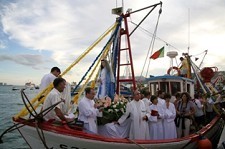 Setúbal - Reconstituição do círio fluvial Gravação de um episódio da telenovela da SIC «Mar Salgado»
