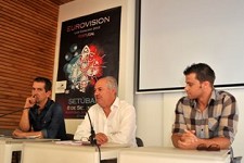 Cartaz “Eurovision Party” apresentado em Setúbal “Vamos tocar, pela primeira vez, música ao vivo”