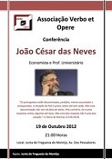 João César das Neves no Montijo Conferência sobre a situação das finanças públicas do país