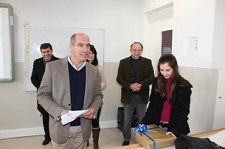 Entrega prémio do concurso do postal de Natal?12 de Alcácer do Sal a Madalena dos Reis Mendes