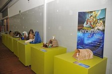 Santiago do Cacém Presépios de Natal patentes no Mercado Municipal