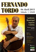 Concerto a solo de Fernando Tordo no Barreiro «Braguêsas, Beiroas e Outras Amantes»