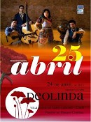 Programação 39 anos do 25 de Abril em Santiago do Cacém Na noite de dia 24 espetáculo com o grupo Deolinda