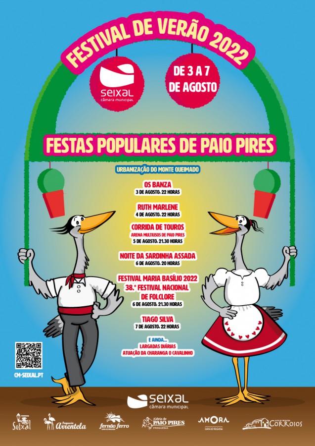 Decorrem de 3 a 7 de agosto Festas de Aldeia de Paio Pires no Seixal