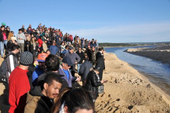 Santiago do Cacém - Abertura da Lagoa de Santo André ao mar No dia 27 de março às 17h00