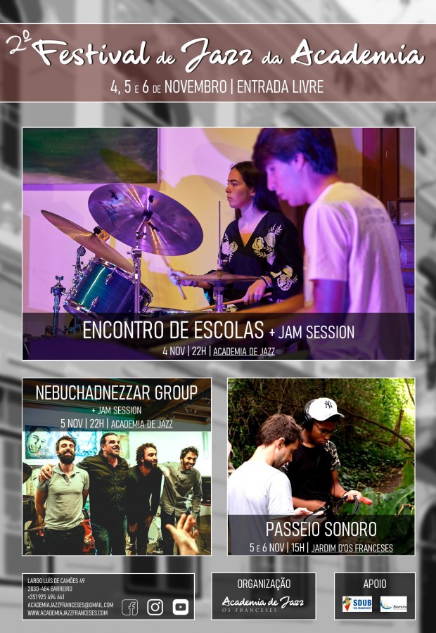 BARREIRO - 2º Festival de Jazz da Academia Celebra o 2º aniversário da Academia de Jazz - Os Franceses