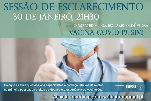 ACeS Almada Seixal Sessão de esclarecimento sobre as vacinas