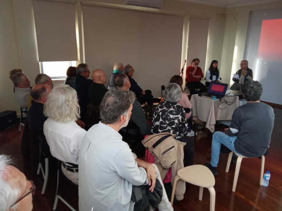 SETÚBAL - No Museu do Trabalho Michel Giacometti Rica e motivadora Tarde Intercultural Descolonização, Guerra e Paz