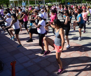 Realização da Marcha Solidária Antecipa horário aula de domingo de «Aeróbica no Parque»