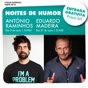 Noites de Humor no Forum Barreiro António Raminho irá proporcionar uma noite cheia de humor.