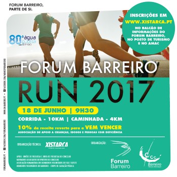 Forum Barreiro Run a 18 de junho Com várias ofertas para os inscritos
