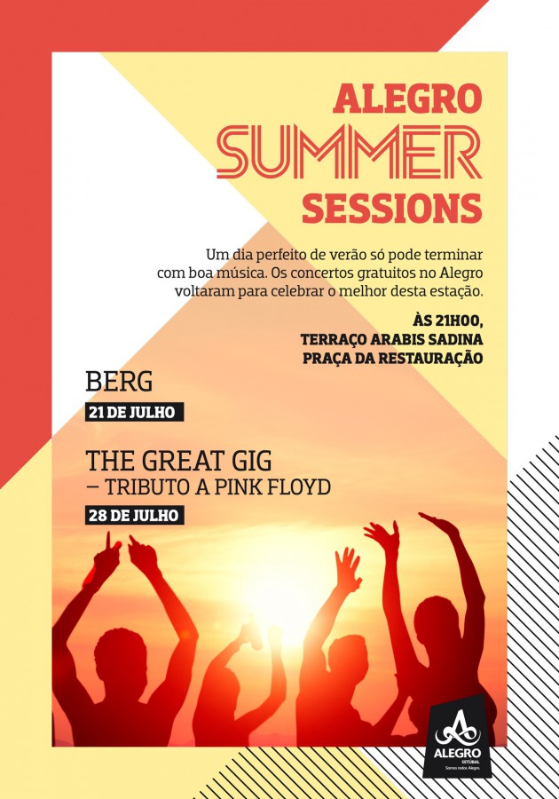 BERG DÁ CONCERTO NO ALEGRO SETÚBAL Alegro Summer Sessions: noites de verão com música e stand up comedy