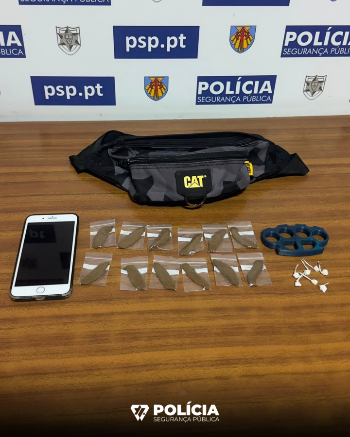 Almada – Laranjeiro Detido por tráfico de estupefaciente e posse de arma proibida