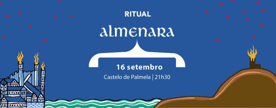 Palmela - Espectáculo sobre a Comunicação entre dois Castelos Ritual Almenara reúne mais de meia centena de artistas