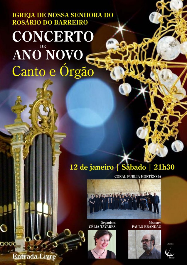 Barreiro - Na Igreja de Nª Sª do Rosário CONCERTO DE ANO NOVO