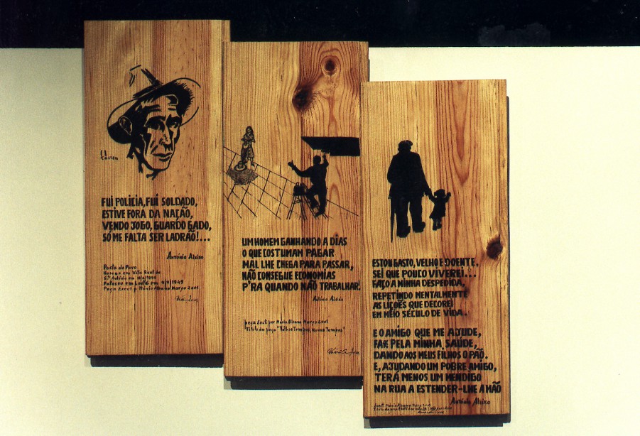 Moita - No Fórum Cultural da Baixa da Banheira Exposição de Escultura «António Aleixo em Madeiros»