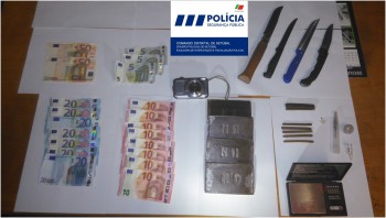 Em Setúbal detido indivíduo por posse de haxixe Apreendidas 2076 doses individuais
