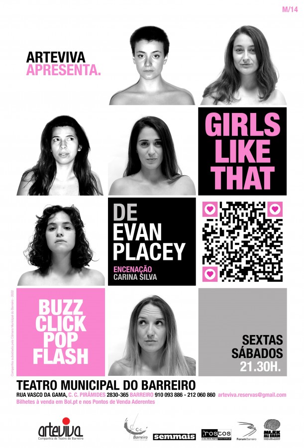 Teatro Municipal do Barreiro «Girls Like That» é uma peça urgente e explosiva que explora a igualdade de género
