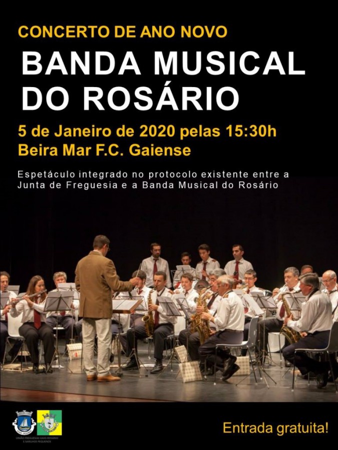Moita - No Beira Mar F. C. Gaiense CONCERTO DE ANO NOVO DA BANDA MUSICAL DO ROSÁRIO
