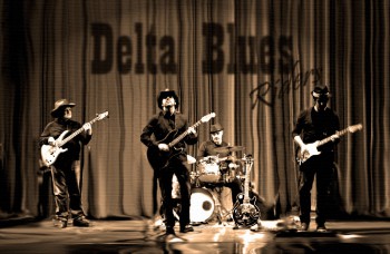 Moita - No Fórum Cultural da Baixa da Banheira Blues Night by BBBF de janeiro com banda Delta Blues Riders