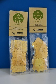 Centro de Educação Ambiental da Mata da Machada - Barreiro Lança biscoitos e bolachas com sabores dos produtos autóctones