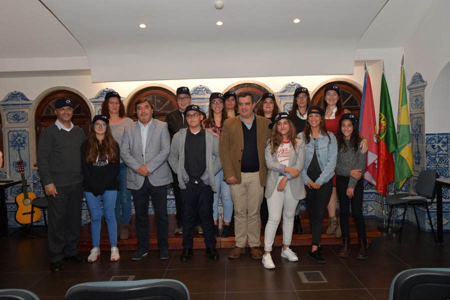 Montijo - Vencedores das Bolsas de Mérito Catarina Vilelas, Inês Fernandes e Pedro Pereira