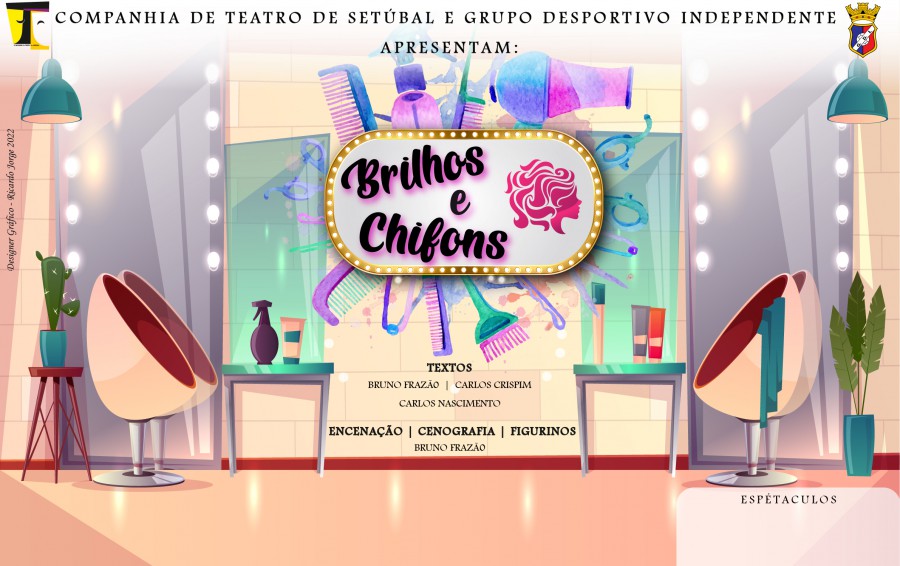 No Grupo Desportivo Independente Companhia de Teatro de Setúbal apresenta cegadas de Carnaval 2022 «Brilhos e Chifons»
