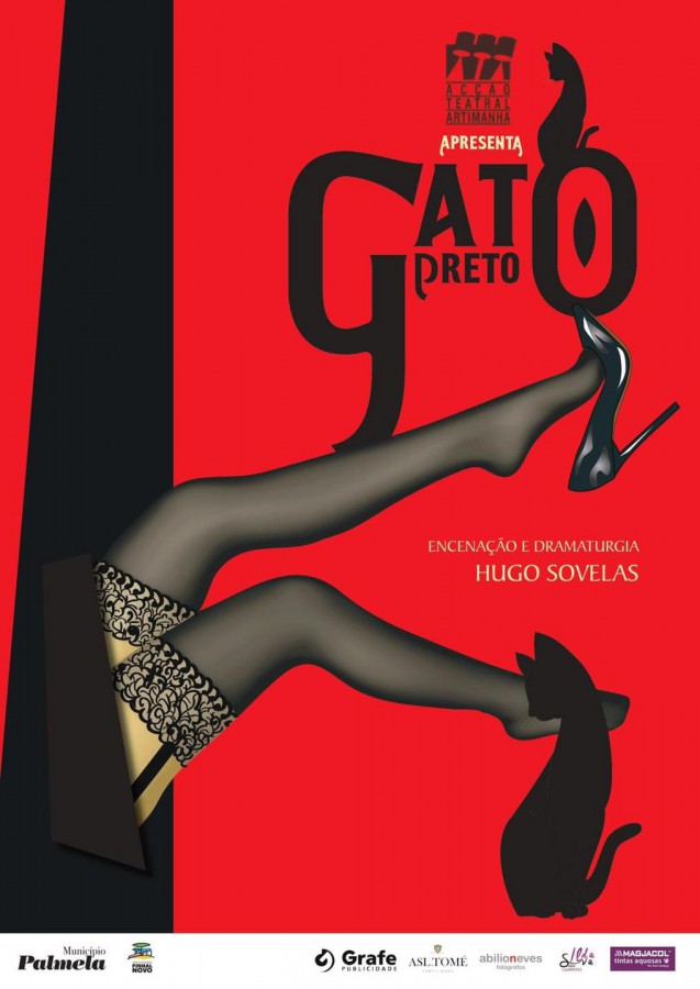 Grupo ATA – Ação Teatral Artimanha - Palmela Apresenta «Cabaret Gato Preto» no Pátio Caramelo