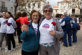 Perto de duas centenas de pessoas participaram em Setúbal Caminhada no âmbito das Comemorações do Dia Internacional da Mulher