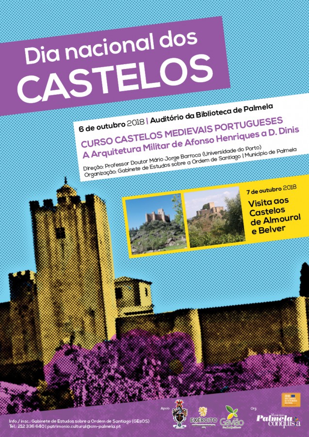 Dia Nacional dos Castelos em Palmela Assinalado com Curso sobre Castelos Medievais Portugueses . Inscrições abertas até 3 de outubro