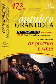 «OS QUATRO E MEIA» apresentam em Grândola Espectáculo «Acústico Como Sempre»