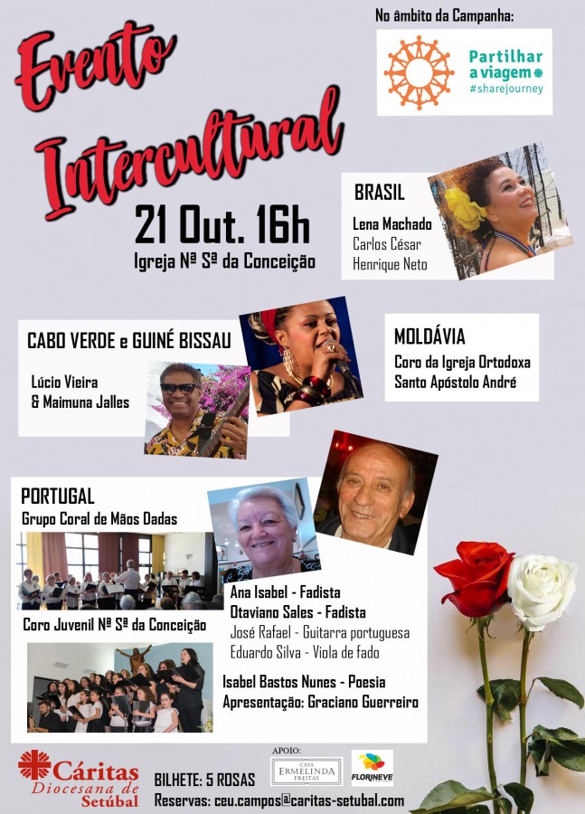 Dom José Ornelas, Bispo de Setúbal Preside ao «Evento Intercultural - Partilha a viagem»