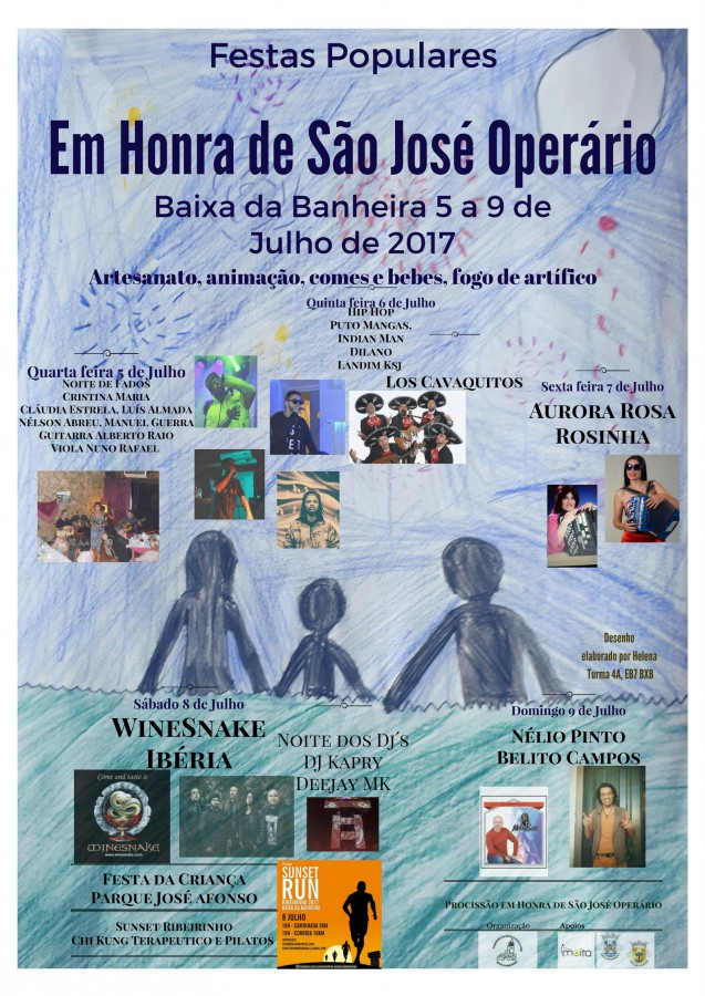 Moita - Festas Populares em Honra de São José Operário Artesanato, animação, musica dão vida à Baixa da Banheira