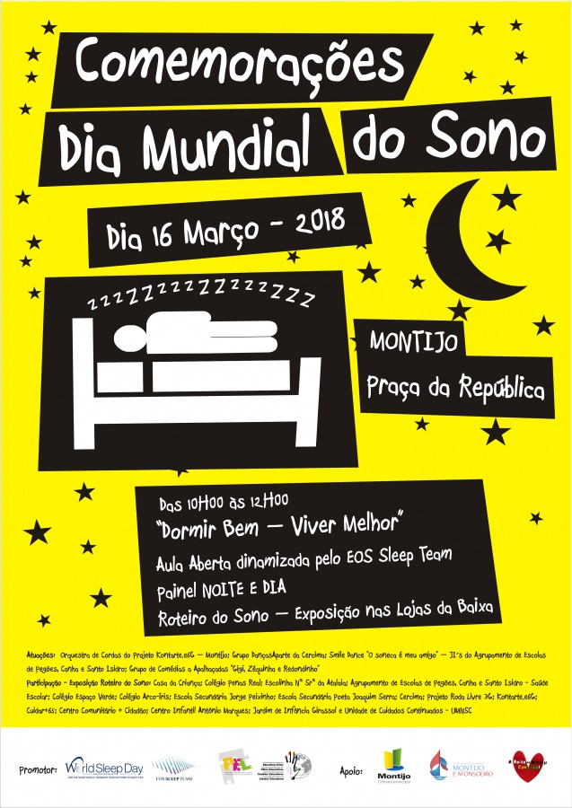 Dia Mundial do Sono no Montijo «Dormir Bem – Viver Melhor!»