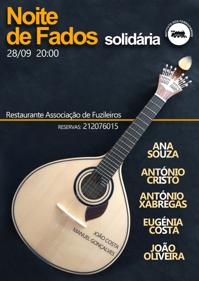 Barreiro - Noite de Fados Solidária com Instituto dos Ferroviários