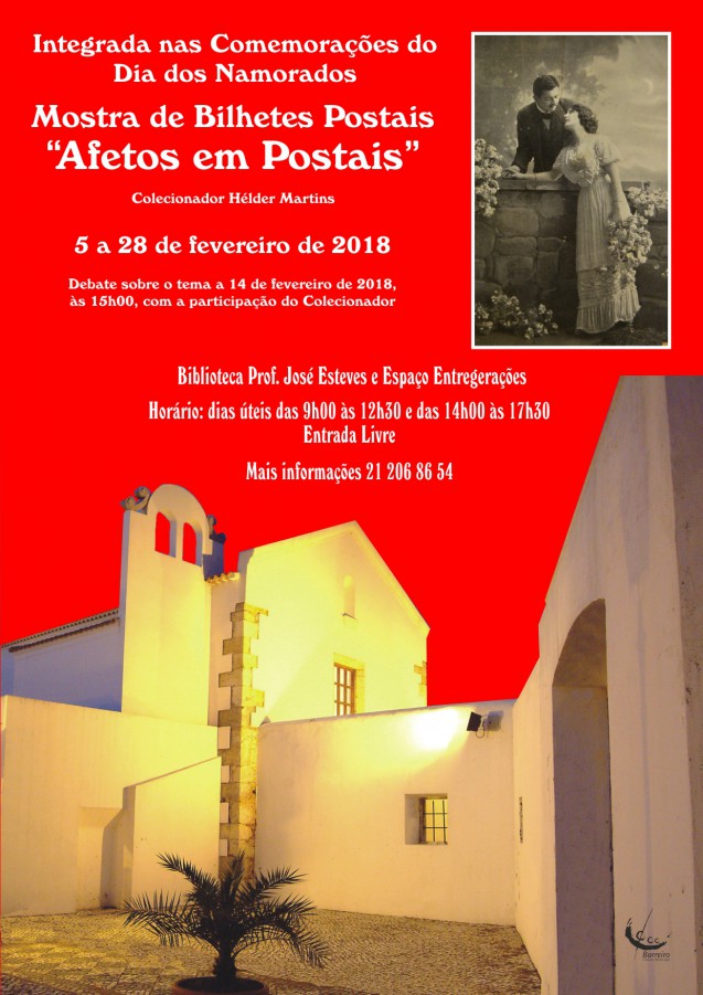 Barreiro - Exposição «Afetos em Postais» Mostra integrada nas comemorações do Dia dos Namorados