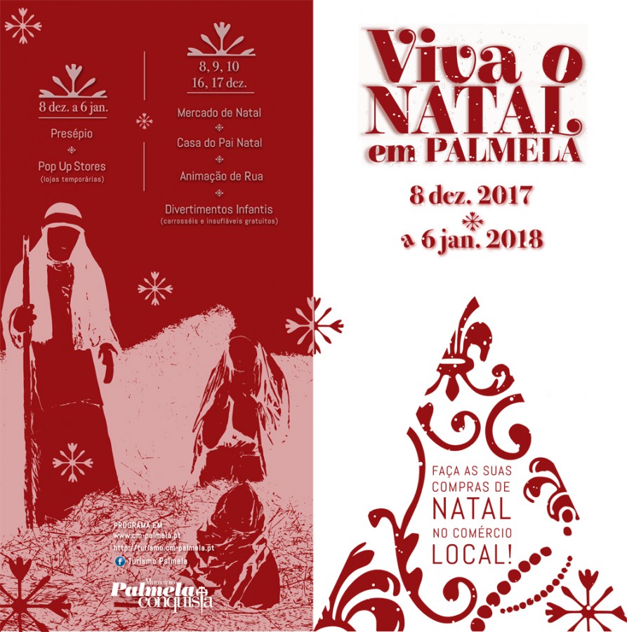Natal chega a Palmela a 8 de dezembro Presépio, diversões infantis, doçaria e artesanato